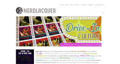 Desktop Screenshot of nerdlacquer.com