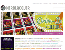 Tablet Screenshot of nerdlacquer.com